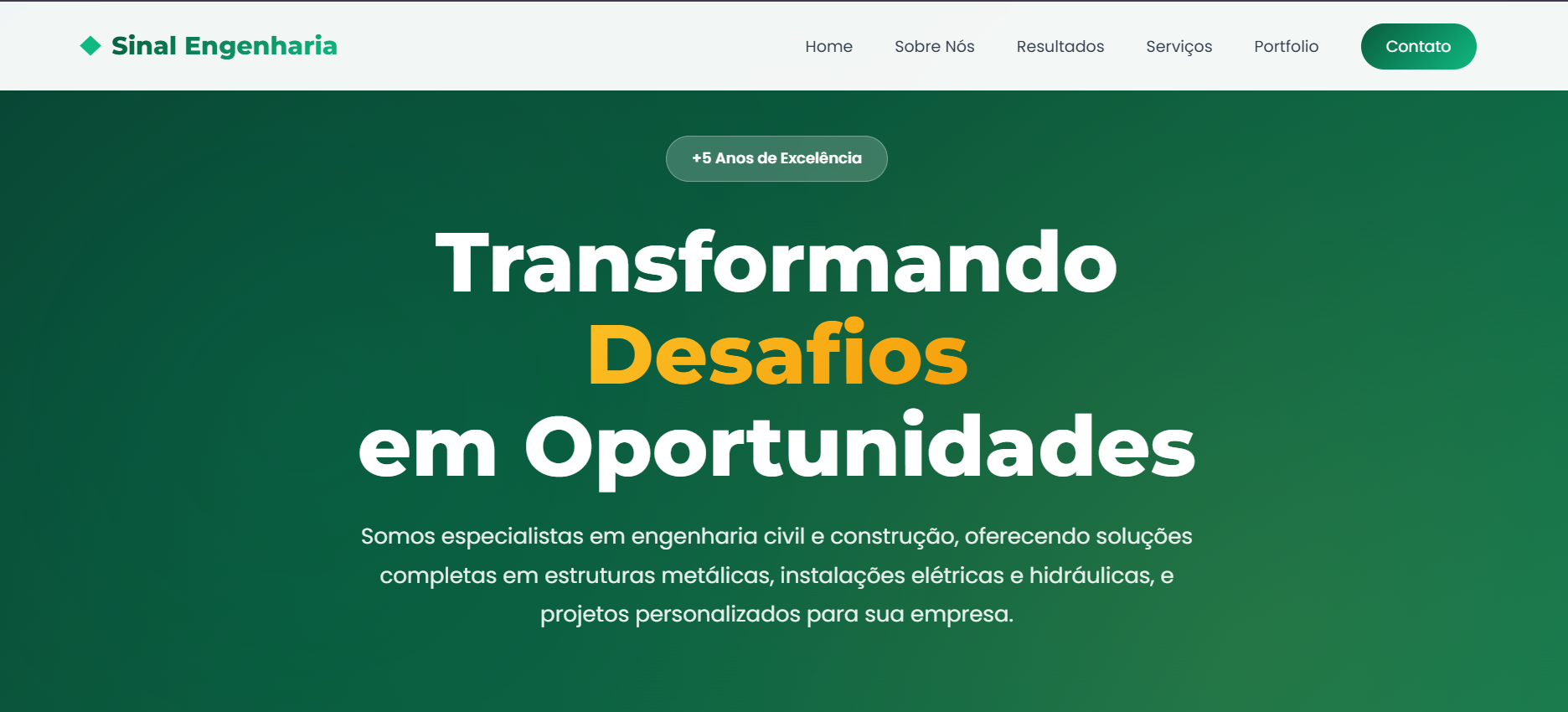 Dashboard e planejamento de projeto